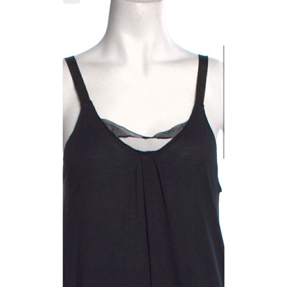 EUC Dorothee Schumacher Black Scoop Neck Sleeveless Tunic Classic Size XXS - Picture 4 of 6